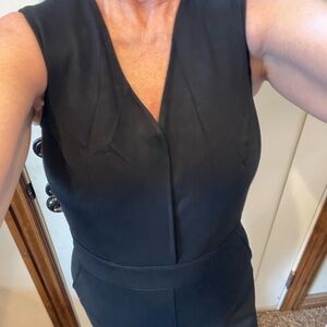 SPANX Black Sleeveless Jumpsuit
